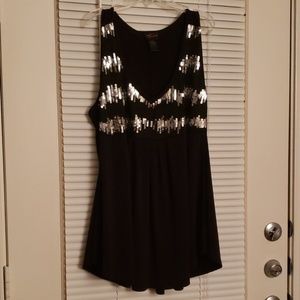 Torrid sequence babydoll racerback tank